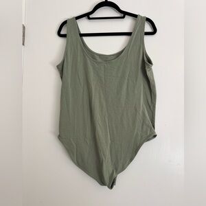 Old Navy Olive Green Tank Bodysuit - Never Worn
